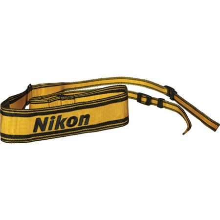 Nikon AN-6Y Bred Kamerarem i Svart/Gul vävd nylon