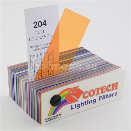 Cotech belysningsfilter 204 Fulll CTO helorange rulle 122x762cm