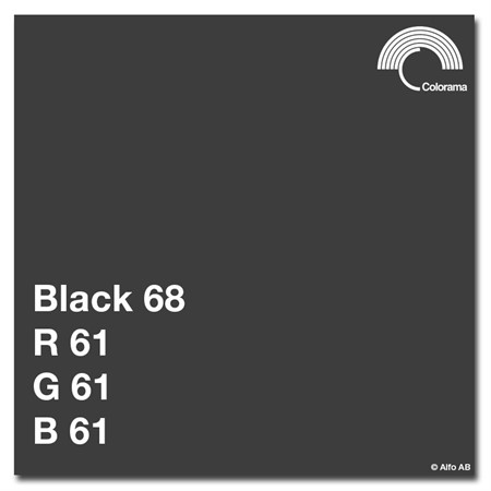 Colorama 1,35 x 11 m Black