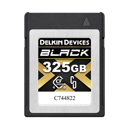 Delkin CFexpress Typ B 4.0 BLACK 325GB R3530/W3250 + Kortläsare