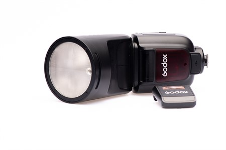 beg/demo Godox Speedlite V1Pro Nikon varit uppackad ingen blixtsko
