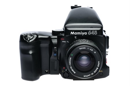 Beg Mamiya 645 Pro TL + Sekor C 55/2,8 + 2 st magasin