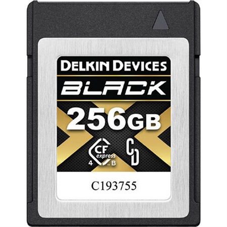 Delkin CFexpress Typ B 4.0 BLACK 256GB R3530/W3250