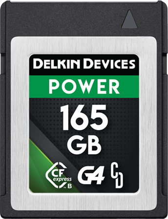 Delkin CFexpress Typ B Power 165GB G4 R1780/W1700