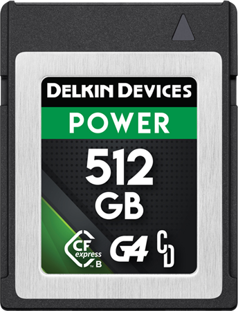Delkin CFexpress Typ B Power 512GB G4 R1780/W1700