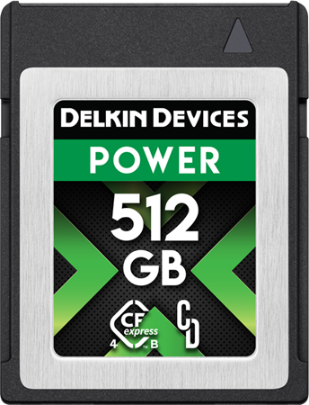 Delkin CFexpress Typ B Power 512GB R3650/W3240 (4.0)