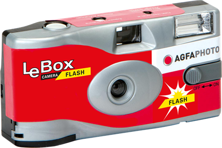 Agfaphoto Engångskamera LeBox Flash 27 bilder/400 ISO