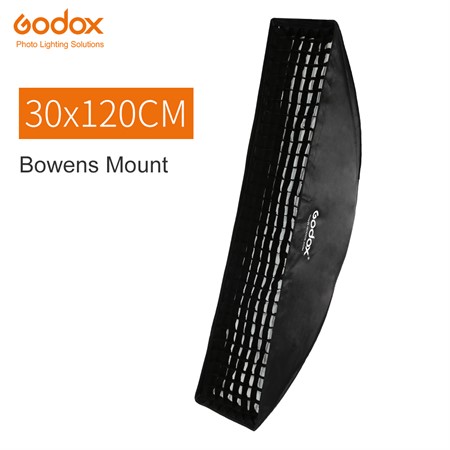 Godox Softbox Striplight 30x120 m.raster för Bowens