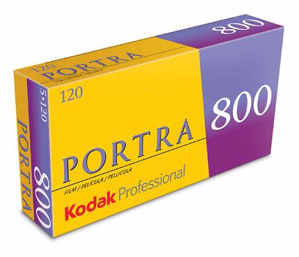 Kodak Negativ färgfilm Portra 800 120 5-pack