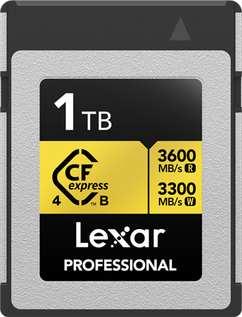 Lexar CFexpress 4.0 Type A 1TB  Pro Gold R1800/W1650