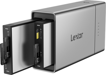 Lexar Professional Workflow Go with 2 Module Bay