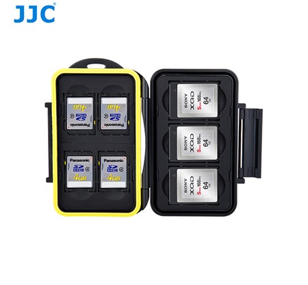 JJC Fodral för 3st XQD/CFexpress B + 4st SD-kort