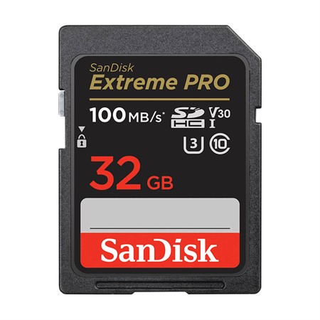 SanDisk SDHC Extreme Pro 32GB 100/90MB/s V30