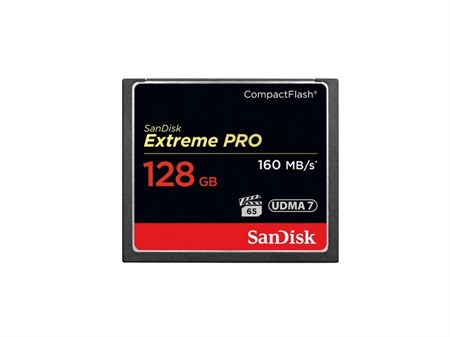 SanDisk Compact Flash CF Extreme Pro 128GB 160MB/Sek