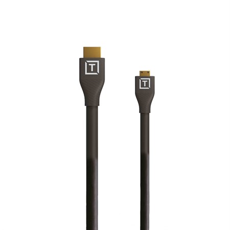 TetherPro 4K HDMI 2.0 Micro till HDMI A 30 cm Svart