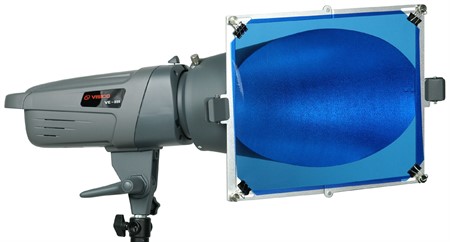 Visico Bakgrundsreflektor Bowens med filter och filterhållare