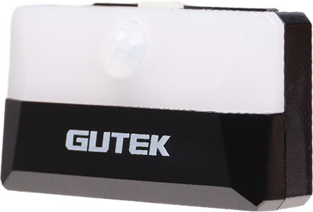 GUTEK LED-lampa Rörelsedetektor för Hårdväska
