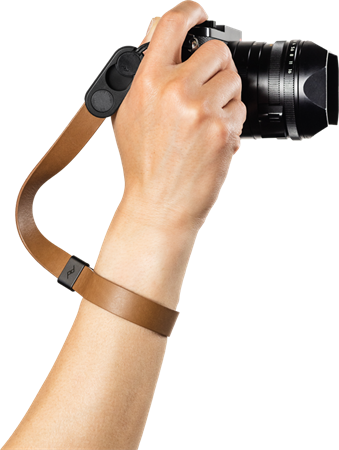 Peak Design Cuff Leather Wrist Tan (Ljusbrun) Handlovsrem