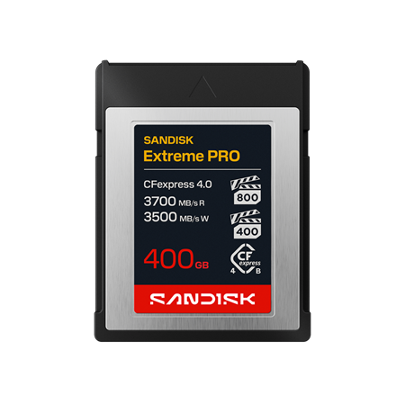 SanDisk Extreme PRO CFexpress B 4.0 400GB 3700 MB/s