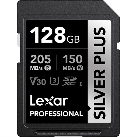 Lexar Silver Plus 1066x SDXC 128GB (V30) UHS-I 205/150