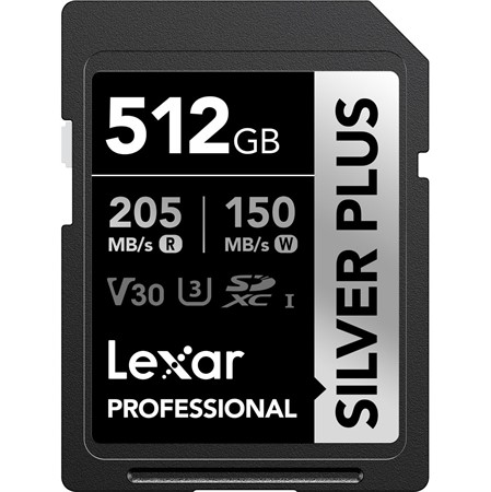 Lexar Silver Plus 1066x SDXC 512GB (V30) UHS-I 255/180