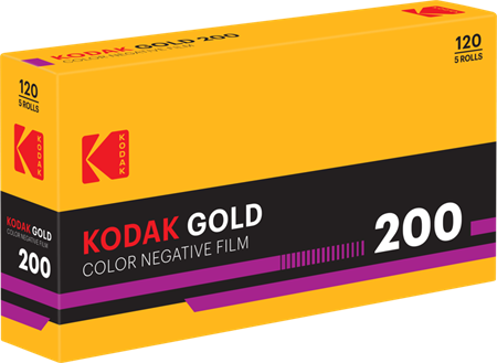Kodak Negativ färgfilm Gold 200 ISO 120-film / Styck