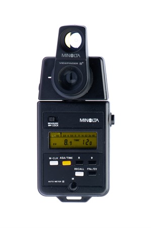 Beg Minolta Auto Meter II + Viewfinder/Spotmeter 5 grader