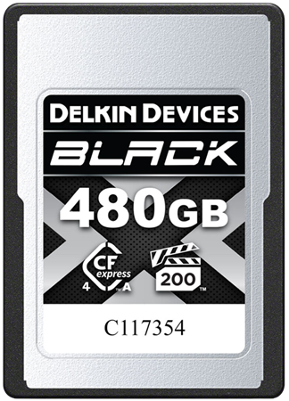 Delkin CFexpress 4.0 Typ A BLACK 480GB R1830/W1710